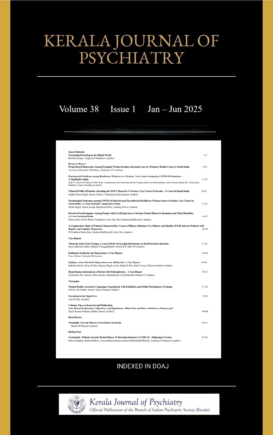 					View Vol. 38 No. 1 (2025): JAN - JUN 2025
				